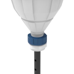 SCAT Funnel with Ball “ARNOLD” V2.0 S51 PE-HD White with Lance (220 mm)