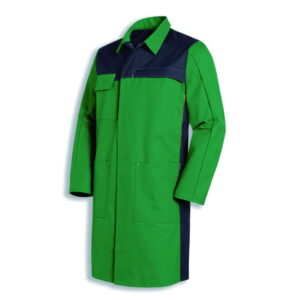 Uvex Men’s Laboratory Coat – Size 98/102, Green, 65% Cotton / 35% Polyester, Type 16283