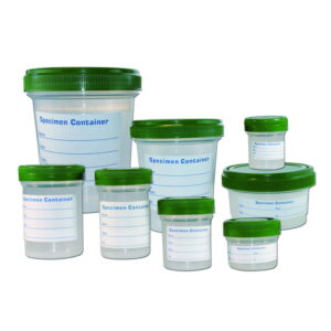LLG Sample Containers 900ml, PP with HDPE Screw Cap, without Label, Pack of 64