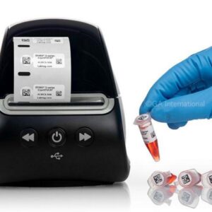 CryoSTUCK® labels for frozen surfaces 0.94″ x 0.5″ + 0.375″ /23.9mm x 12.7mm + 9.5mm roll with 750 labels