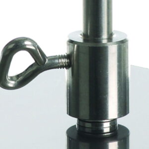 BOCHEM Socket for Stand Bases D=12 mm, Without Tread, 18/10 Stainless Steel