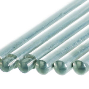 BOCHEM Support Rod, Steel, Galvanized, 12mm O.D., M10 Thread, Length 600mm