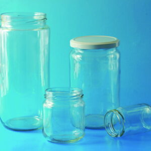 LLG Wide Neck Jar, 105ml, Twist-Off Thread Opening 48mm, Pack of 12