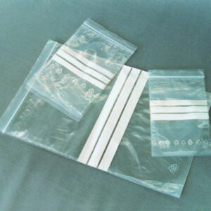 LLG Pressure Seal Bag PE 160×220 mm with Write-On Patch, Pack of 1000