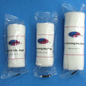 Bandage Conforming – 100mmx2.7m Hi-care (4.5m) Stretched