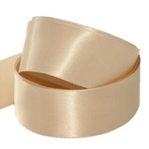 DFS Oyster Dark Cream (15mm) Satin Ribbon