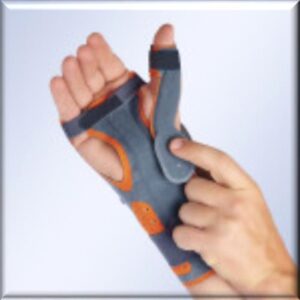 Universal Bilateral Wrist and Thumb Brace with Palm splint Ambidextrous – Size 2 Grey