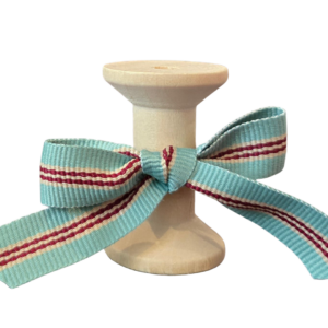 No 159 – Sage Beige Maroon Stripe 15mm