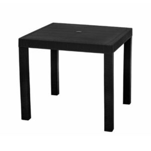 Contour Elite 4 Seater Table- Black