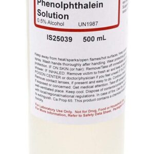Phenolphthalein Indicator 500ml AR