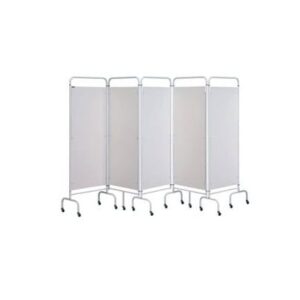 5 fold Mobile bedscreen Epoxy powder coated