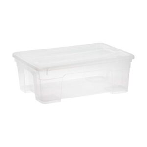 1.5 Litre Clear Storage Box- Assorted colors