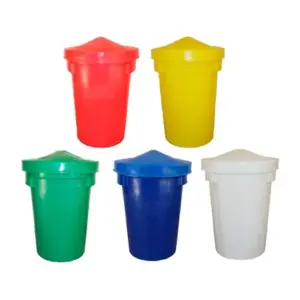 85L Dustbin with Lid Various Colours