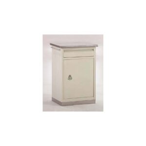 Bedside locker on castors