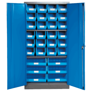 Blue – Linbin ® Storage Bin Cabinet Kit 3