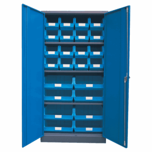 Blue – Linbin ® Storage Bin Cabinet Kit 4