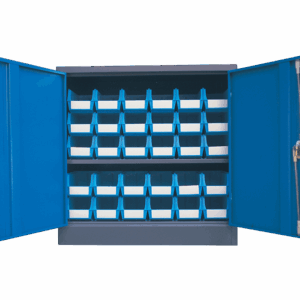 Blue – Linbin ® Storage Bin Half Size Cabinet Kit 1