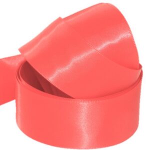 DFS Coral (15mm) Satin Ribbon