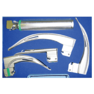 Laryngoscope Fibre Optic 4 Blade Set