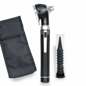 Fibre Optic Pocket Otoscope Black