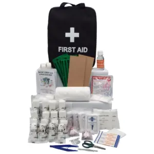 Regulation 3 (Factory) First Aid Kit (Government Spec) with First Aid Bag – Black