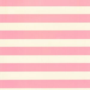 Cream with Pink Stripe Giftwrap (5m x 50cm)