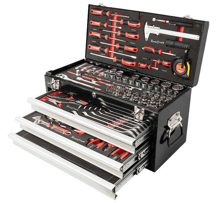 Track Box Top Box 154 Pieces – 3 Drawer & Top Tray