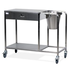 Large Size Dressing/ Washing/ Plaster Trolley _ Stainless Steel