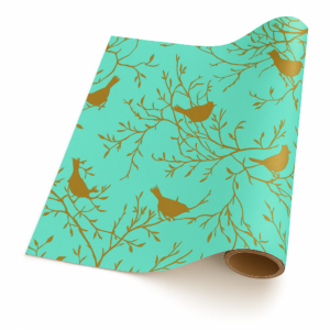 Beautiful Birds Sage & Copper (5m x 50cm)