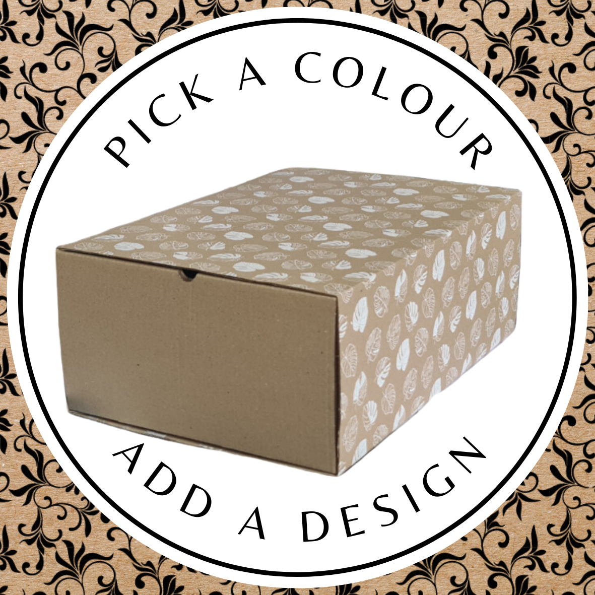 Design Matchbox (XL) – Brown Kraft 420 x 295 x 160mm