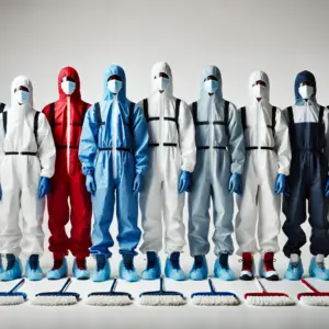 Uvex Men’s Laboratory Coat, Size 48/50, White, 65% Polyester, 35% Cotton, Arm Type 81510