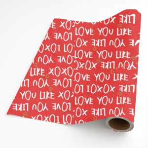 I LOVE YOU – Giftwrap (5m x 50cm)