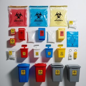 disposing sharps bin