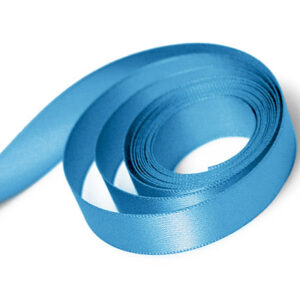 Turquoise Satin Ribbon 25m rolls (25mm)