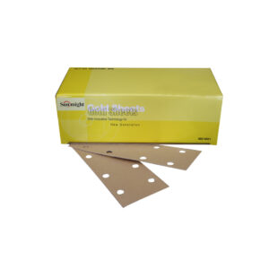 64914 Sunmight 8 Hole Velcro File Gold Sheet 70Mm X 198Mm (320) – 100P/P