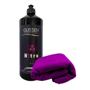 Glissen Nitro Wax 1Kg & Microfiber Cloth 400Mm X 400Mm