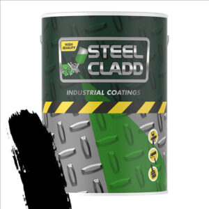 Steel Cladd Quick Dry Enamel Black 5L