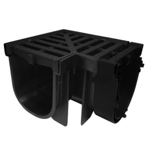 Co-Drain Channel Kit 90 Deg Bend – Black