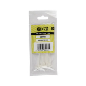 Nexus Cable Ties T18R 2.5Mmx100Mm Black 100 Pack