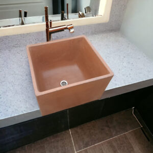 Choc Plum Bespoke Single Butler Basin 45 X 40 X 31Cm