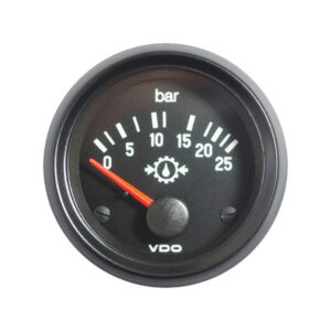 Vdo Trans Oil Press Gauge. 24 V. 0 – 25 Bar. 52 Mm. Elec