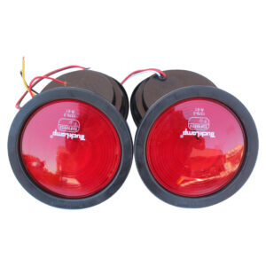 Red – Round Truck Lights – Semi Sealed