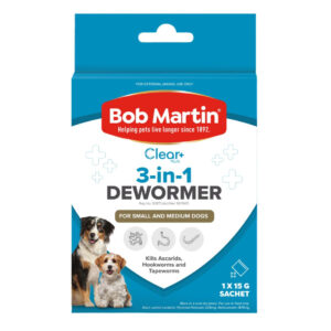 Bob Martin Pet 3In1 Dewormer Small Dog 15G