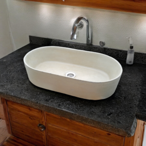 Gaia’S Ark Ivory Concrete Sink 53 X 30 X 11.5Cm