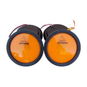 Amber – Round Truck Lights – Semi Sealed