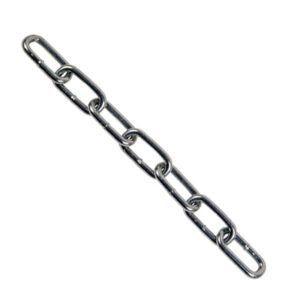 Chain Medium Link Galv 6Mm X 30M (6.35Mm)