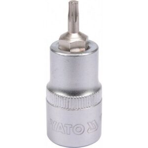 Torx Bit Socket – Male – Chrome Vanadium – 1/2″ Connector – Standard Length – T20 x 50mm – YT-04310