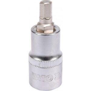 Hex Bit Socket – Chrome Vanadium – 1/2″ Connector – Standard Length – HEX 7 x 50mm – YT-04383