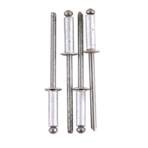 Rivets – Aluminium – 4.0 x 15mm – Pack of 100 – TOOR1660