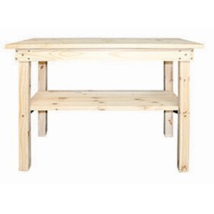 Workshop Work Bench – Pine Wood – 120 x 60 x 90.5cm – TOOW4015